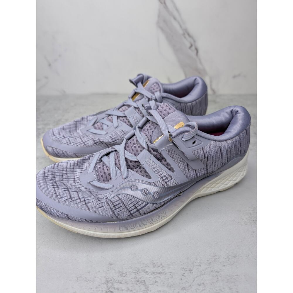 Saucony Ride ISO Womens Running Shoes -‎ US 8 Violet Purple White S10444-41 - Picture 4 of 11